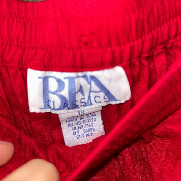 Vintage red skirt by BFA Classics western country prairie 1X square dance - Picture 8 of 11